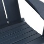 Sillas Adirondack Plegables 2 pcs Azul Marino 74.5x80.5x90 cm HDPE, Silla Adirondack Plegable Azul Marino 74.5x80.5x90 cm HDP...