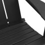 Sillas Adirondack Plegables  2 pcs Negra 74.5x80.5x90 cm HDPE, Silla Adirondack Plegable Negra  74.5x80.5x90 cm HDPE | Foro24.es | Tu tienda online para hogar, jardín y más Foro24.es