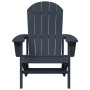 Sillas Adirondack 2 pcs Azul Marino 74x82x90 cm HDPE, Silla Adirondack Azul Marino 74x82x91 cm HDPE von , Gartenstühle - Ref:...