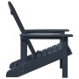 Sillas Adirondack 2 pcs Azul Marino 74x82x90 cm HDPE, Silla Adirondack Azul Marino 74x82x91 cm HDPE von , Gartenstühle - Ref:...