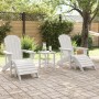Sillas Adirondack  con Reposapiés 2 pcs Blanco HDPE, Silla Adirondack  con Reposapiés Blanco HDPE | Foro24.es | Tu tienda online para hogar, jardín y más Foro24.es