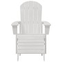 Sillas Adirondack  con Reposapiés 2 pcs Blanco HDPE, Silla Adirondack  con Reposapiés Blanco HDPE | Foro24.es | Tu tienda online para hogar, jardín y más Foro24.es