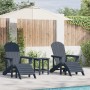 Sillas Adirondack de  con reposapiés 2 pcs Azul Marino HDPE, Silla Adirondack de  con reposapiés Azul Marino HDPE | Foro24.es | Tu tienda online para hogar, jardín y más Foro24.es