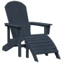 Sillas Adirondack de  con reposapiés 2 pcs Azul Marino HDPE, Silla Adirondack de  con reposapiés Azul Marino HDPE | Foro24.es | Tu tienda online para hogar, jardín y más Foro24.es