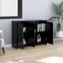 Aparador de madera contrachapada negro 102x33x75 cm de vidaXL, Aparadores - Ref: Foro24-809774, Precio: 86,68 €, Descuento: %
