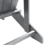 Sillas Adirondack de con Reposapiés 2 pcs Gris Claro HDPE, Silla Adirondack de con Reposapiés Gris Claro HDPE by , Garden cha...