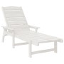Tumbonas 2 pcs Blancas 162x53x98.5 cm HDPE, Tumbona Blanca 53x162x98.5 cm HDPE by , Garden chairs - Ref: Foro24-3335850, Pric...