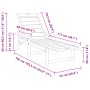 Tumbonas 2 pcs Blancas 162x53x98.5 cm HDPE, Tumbona Blanca 53x162x98.5 cm HDPE by , Garden chairs - Ref: Foro24-3335850, Pric...