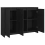 Schwarzes Sperrholz-Sideboard 102x33x75 cm von vidaXL, Sideboards - Ref: Foro24-809774, Preis: 86,68 €, Rabatt: %