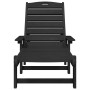 Tumbonas 2 pcs Negra 162x53x98,5 cm HDPE,  Tumbona Negra 53x162x98,5 cm HDPE | Foro24.es | Tu tienda online para hogar, jardín y más Foro24.es
