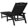 Tumbonas 2 pcs Negra 162x53x98,5 cm HDPE,  Tumbona Negra 53x162x98,5 cm HDPE | Foro24.es | Tu tienda online para hogar, jardín y más Foro24.es
