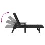 Tumbonas 2 pcs Negra 162x53x98,5 cm HDPE,  Tumbona Negra 53x162x98,5 cm HDPE | Foro24.es | Tu tienda online para hogar, jardín y más Foro24.es