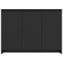 Aparador de madera contrachapada negro 102x33x75 cm de vidaXL, Aparadores - Ref: Foro24-809774, Precio: 90,58 €, Descuento: %
