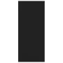 Aparador de madera contrachapada negro 102x33x75 cm de vidaXL, Aparadores - Ref: Foro24-809774, Precio: 86,68 €, Descuento: %
