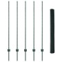 Postes de Cerca 5 pcs U-Channel Verde 140 cm de Acero, Cerca Hexagonal Verde 1.4x10 m de Acero by , fence posts - Ref: Foro24...