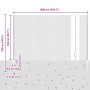 Postes de Cerca 5 pcs U-Channel Verde 140 cm de Acero, Cerca Hexagonal Verde 1.4x10 m de Acero by , fence posts - Ref: Foro24...
