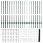 Postes de Cerco 11 pcs U-Channel Verde 100 cm Acero, Cerco Hexagonal Verde 1x50 m Acero von , Zaunpfosten - Ref: Foro24-33367...