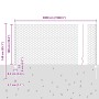 Postes de Cerco 11 pcs U-Channel Verde 100 cm Acero, Cerco Hexagonal Verde 1x50 m Acero von , Zaunpfosten - Ref: Foro24-33367...