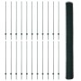 Postes de Cerca 11 pcs U-Channel Verde 160 cm Acero, Cerca Hexagonal Verde 1.6x50 m Acero von , Zaunpfosten - Ref: Foro24-333...