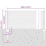 Postes de Cerca  11 pcs U-Channel Verde 60 cm Acero, Cerca Hexagonal  Verde 0.6x100 m Acero | Foro24.es | Tu tienda online para hogar, jardín y más Foro24.es