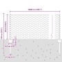 Postes de Cerca 11 pcs U-Channel Verde 60 cm Acero, Cerca Hexagonal Verde 0.6x100 m Acero by , fence posts - Ref: Foro24-3336...