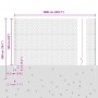 Postes de Valla 10 pcs U-Channel Gris 160 cm Acero, Valla Hexagonal Gris 1.6x10 m Acero by , fence posts - Ref: Foro24-333684...