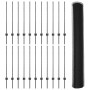 Postes de Valla  22 pcs U-Channel Gris 100 cm Acero, Valla Hexagonal  Gris 1x50 m Acero | Foro24.es | Tu tienda online para hogar, jardín y más Foro24.es