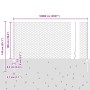Poste de Cerca 22 pcs U-Channel Gris 100 cm Acero,  Cerca Hexagonal Gris 1x100 m Acero | Foro24.es | Tu tienda online para hogar, jardín y más Foro24.es