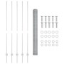 Postes de Cerca 10 pcs U-Channel 160 cm Acero Galvanizado, Cerca Hexagonal 1.6x10 m Acero Galvanizado by , fence posts - Ref:...