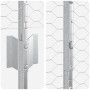 Postes de Cerca 10 pcs U-Channel 160 cm Acero Galvanizado, Cerca Hexagonal 1.6x10 m Acero Galvanizado by , fence posts - Ref:...