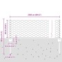 Postes de Cerca  11 pcs Canal U 40 cm Acero Galvanizado, Cerca Hexagonal  0.4x25 m Acero Galvanizado | Foro24.es | Tu tienda online para hogar, jardín y más Foro24.es