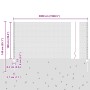 Postes para Cerca 10 pcs U-Channel 120 cm Acero Galvanizado,  Cerca Hexagonal 1x50 m Acero Galvanizado | Foro24.es | Tu tienda online para hogar, jardín y más Foro24.es