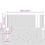 Postes para Cerca 11 pcs U-Channel 40 cm Acero Galvanizado,  Cerca Hexagonal 0.4x100 m Acero Galvanizado | Foro24.es | Tu tienda online para hogar, jardín y más Foro24.es