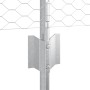 Postes de Cerca 11 pcs U-Channel 40 cm Acero Galvanizado, Cerca Hexagonal 0.4x100 m Acero Galvanizado by , fence posts - Ref:...