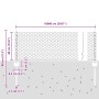 Postes de Cerca 11 pcs U-Channel 40 cm Acero Galvanizado, Cerca Hexagonal 0.4x100 m Acero Galvanizado by , fence posts - Ref:...