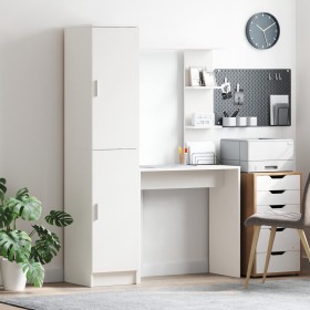 Escritorio con Almacenamiento Blanco Madera