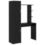Escritorio con almacenamiento roble negro madera elaborada by , Sideboards - Ref: Foro24-3337282, Price: 157,32 €, Discount: %