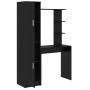 Escritorio con almacenamiento roble negro madera elaborada by , Sideboards - Ref: Foro24-3337282, Price: 157,32 €, Discount: %