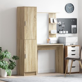 Comprar Escritorio con Almacenamiento Roble