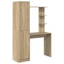 Escritorio con Almacenamiento Roble Sonoma Madera Elaborada by , Sideboards - Ref: Foro24-3337283, Price: 148,61 €, Discount: %