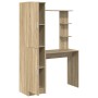 Escritorio con Almacenamiento Roble Sonoma Madera Elaborada by , Sideboards - Ref: Foro24-3337283, Price: 148,61 €, Discount: %
