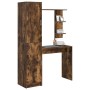 Escritorio con Almacenamiento Roble Ahumado Madera Elaborada by , Sideboards - Ref: Foro24-3337285, Price: 148,61 €, Discount: %