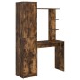 Escritorio con Almacenamiento Roble Ahumado Madera Elaborada by , Sideboards - Ref: Foro24-3337285, Price: 148,61 €, Discount: %