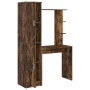 Escritorio con Almacenamiento Roble Ahumado Madera Elaborada by , Sideboards - Ref: Foro24-3337285, Price: 148,61 €, Discount: %