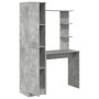 Escritorio con Almacenamiento Gris Concreto Madera Ingeniero | Foro24.es | Tu tienda online para hogar, jardín y más Foro24.es
