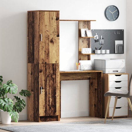 Escritorio con Almacenamiento Madera Vieja Ingenierizada von , Sideboards - Ref: Foro24-3337287, Preis: 148,61 €, Rabatt: %