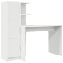 Escritorio con Almacenamiento Blanco Madera Elaborada | Foro24.es | Tu tienda online para hogar, jardín y más Foro24.es