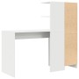 Escritorio con Almacenamiento Blanco Madera Elaborada | Foro24.es | Tu tienda online para hogar, jardín y más Foro24.es