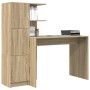 Escritorio con Almacenamiento de Madera Ingenierizada de Sonoma by , Sideboards - Ref: Foro24-3337291, Price: 135,70 €, Disco...