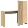 Escritorio con Almacenamiento de Madera Ingenierizada de Sonoma by , Sideboards - Ref: Foro24-3337291, Price: 135,70 €, Disco...